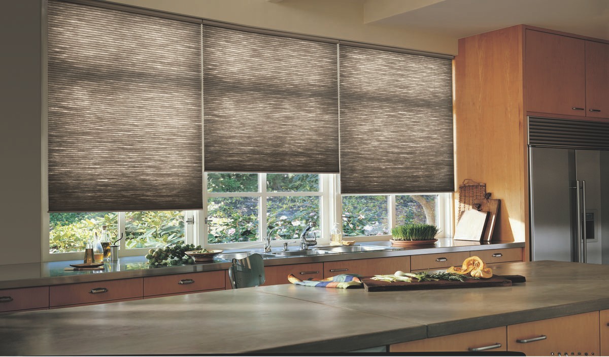 Custom Motorized Window Treatments for Homes near Princeton, New Jersey (NJ) including Motorized Honeycomb Shades