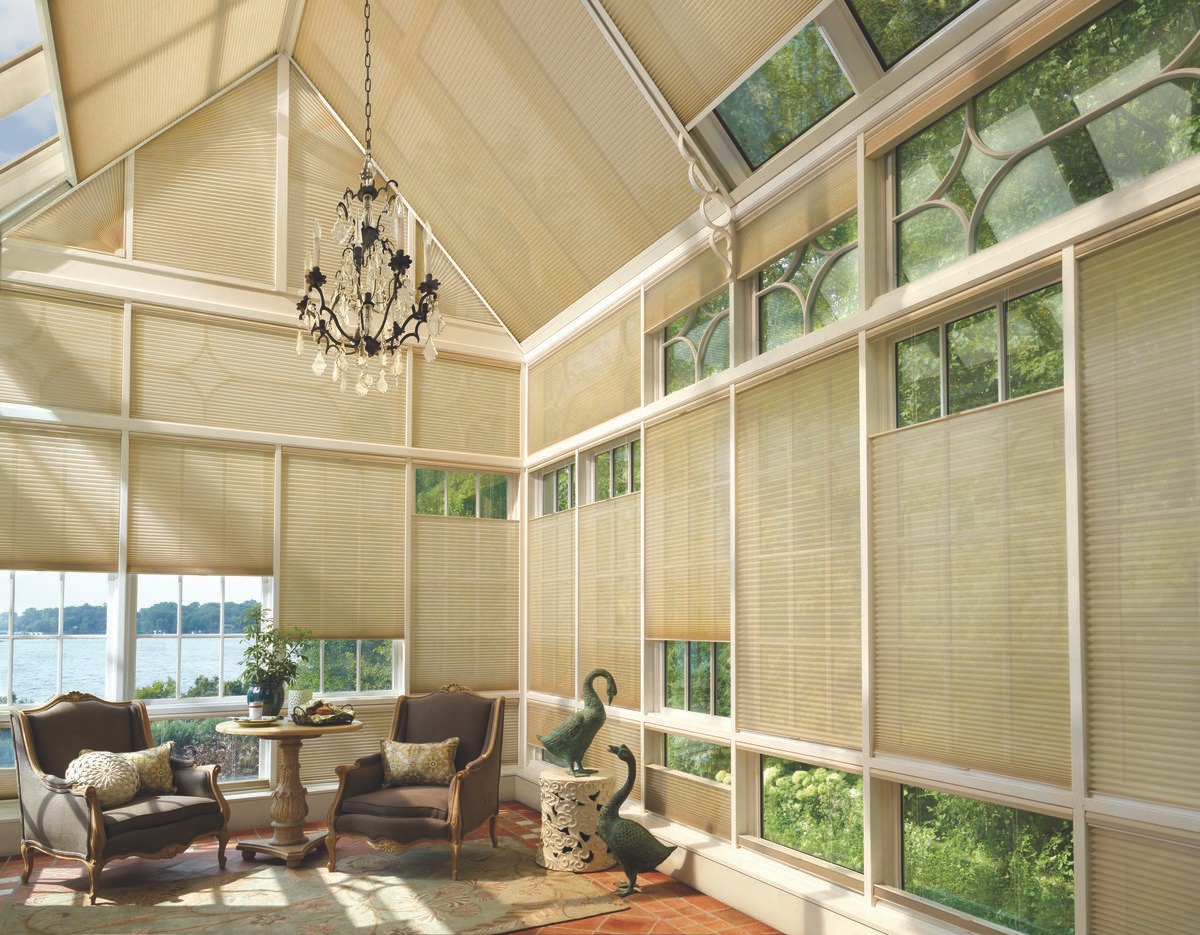 Custom Skylight Shades for Homes near Princeton, New Jersey (NJ) including Duette Honeycomb Shades