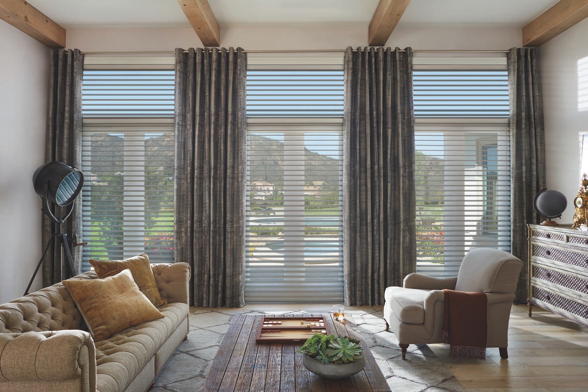 Custom Sheers and Shadings for Homes near Princeton, New Jersey (NJ) including Silhouette Window Shadings