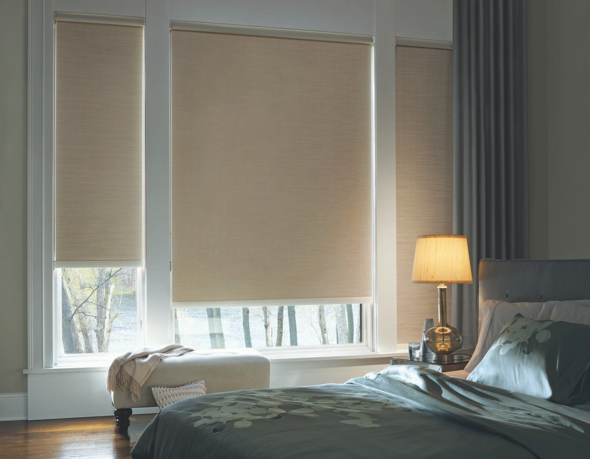 Designer Roller Shades near Princeton, New Jersey (NJ) and other custom roller and solar shades.