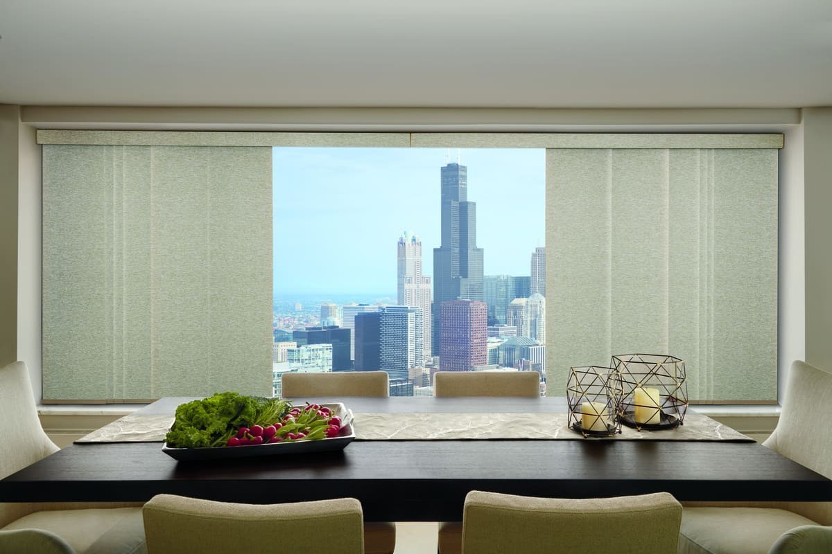 Hunter Douglas Skyline® Gliding Window Panels near Princeton, New Jersey (NJ) Vertical Blinds Sliding