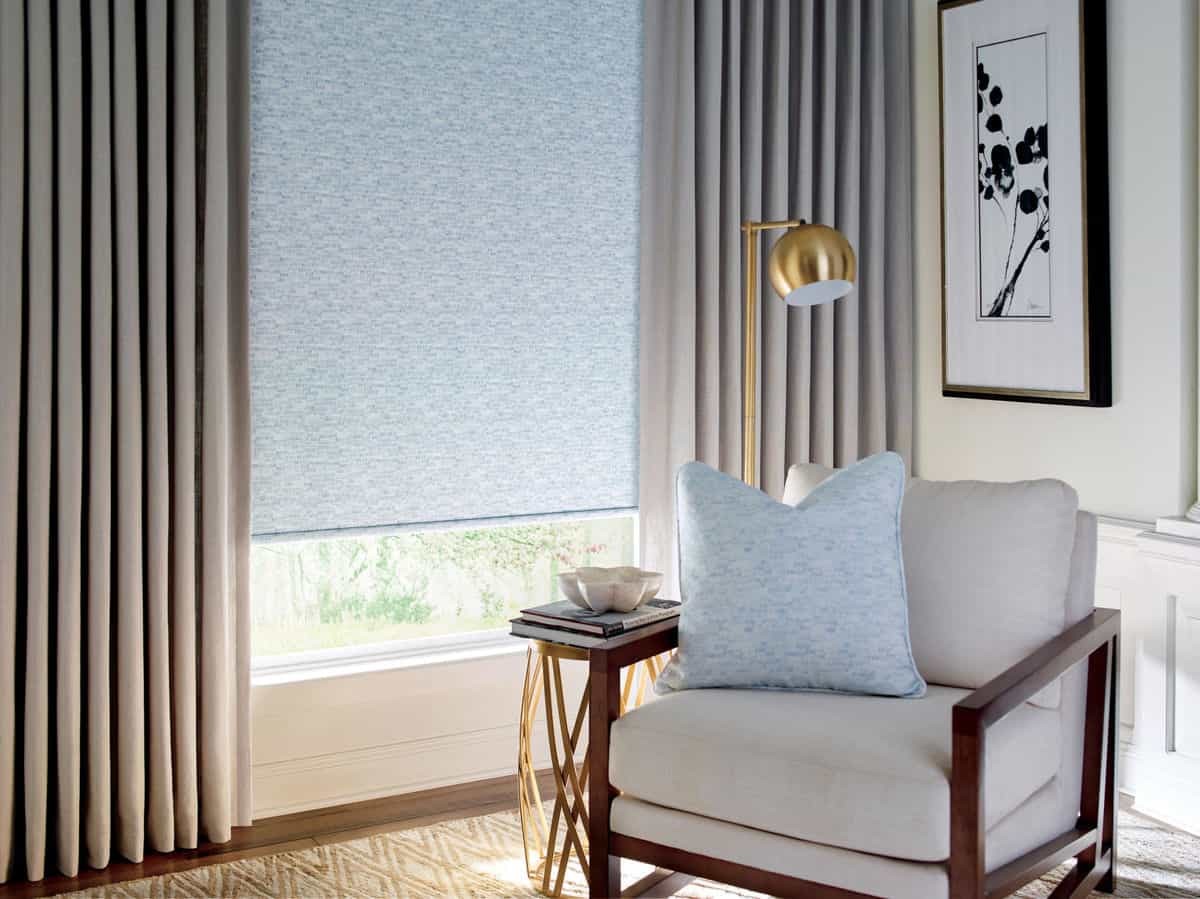 Hunter Douglas Design Studio™ Side Panels & Drapery drapes draperies curtains window treatments Hillsborough, New Jersey (NJ)