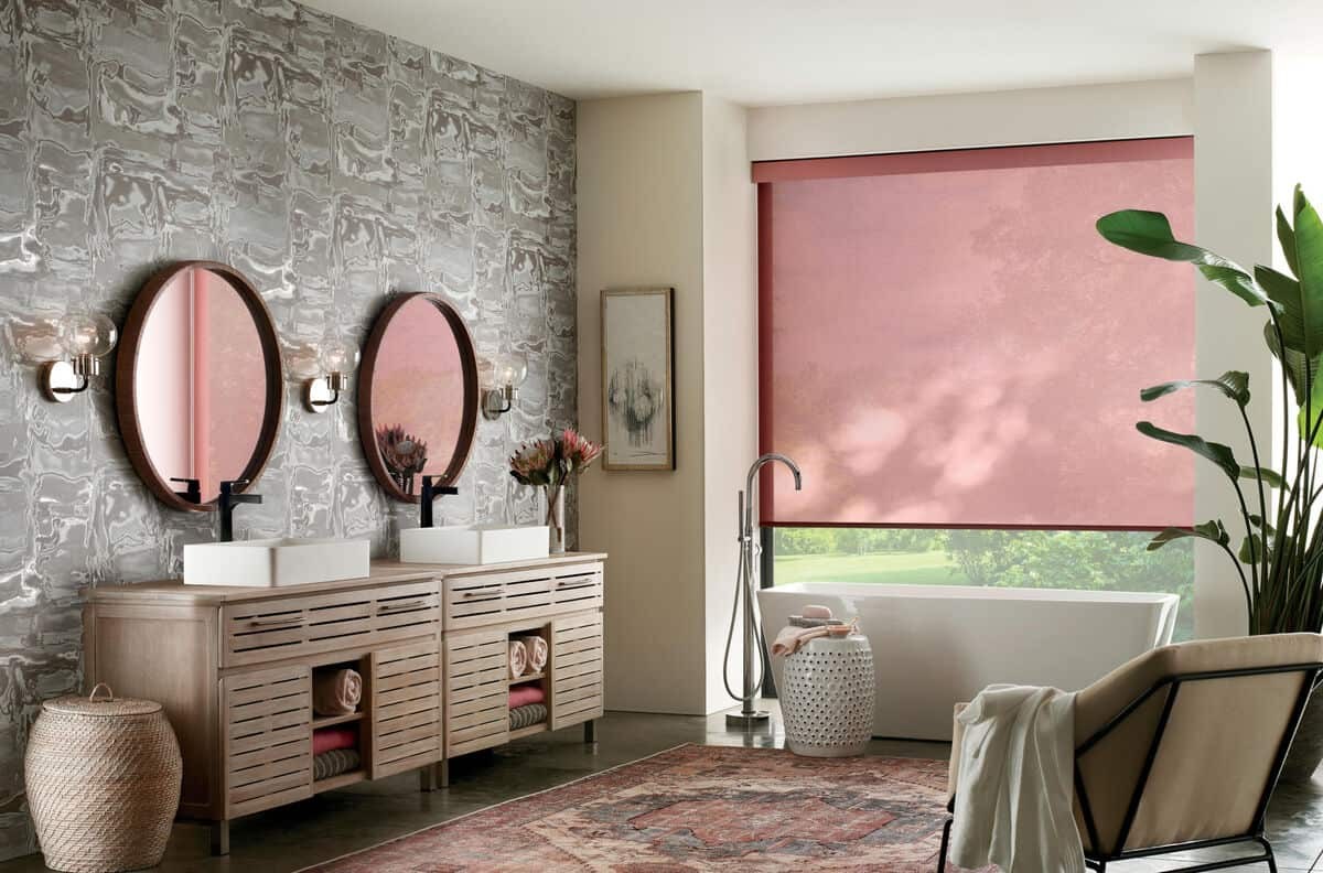 Hunter Douglas Designer Roller Shades, black out shades, roller blinds near Princeton, New Jersey (NJ)