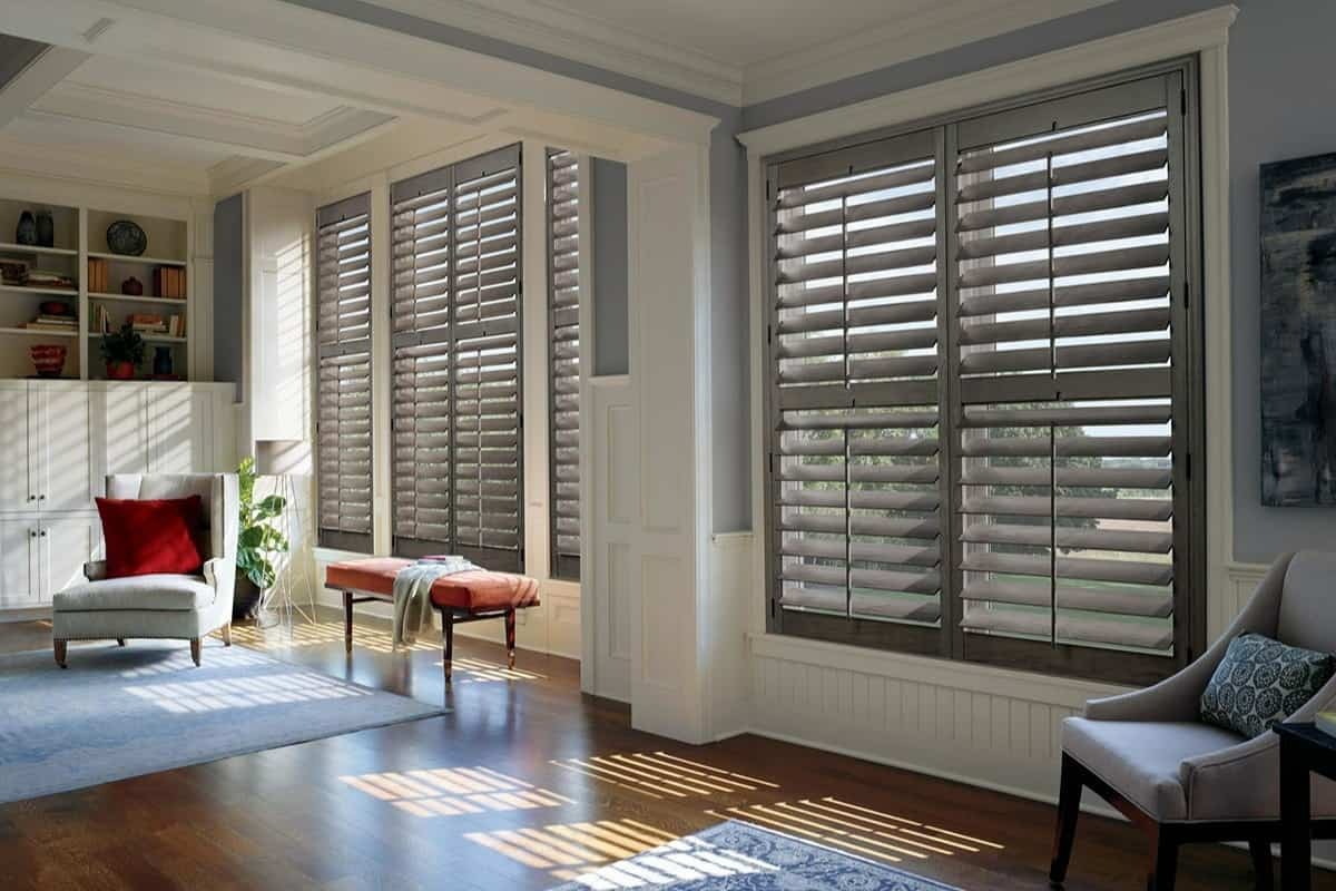 Hunter Douglas Heritance® Hardwood Shutters, interior shutters, window shutters near Hillsborough and Princeton, New Jersey (NJ)